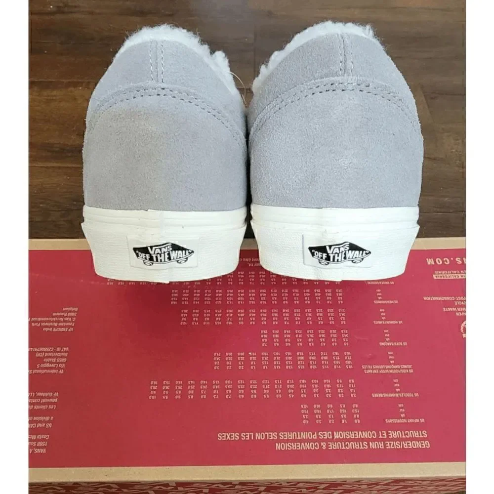 vans old skool cozy hug drizzle/mashmal women size 8.5